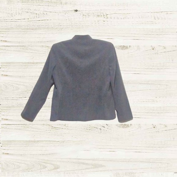 Amanda Smith size 14 womens blazer jacket long sleeves color grey - Picture 6 of 12